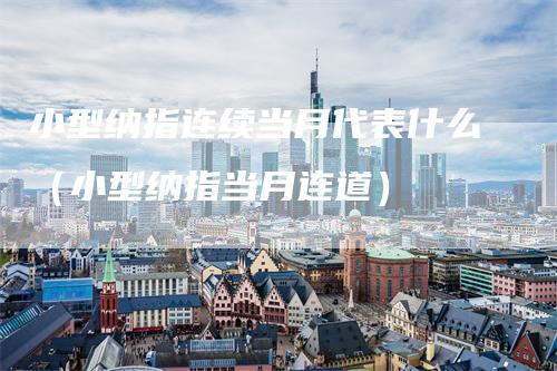 小型纳指连续当月代表什么（小型纳指当月连道）