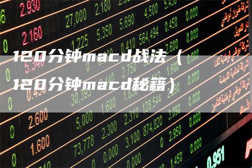 120分钟macd战法（120分钟macd秘籍）